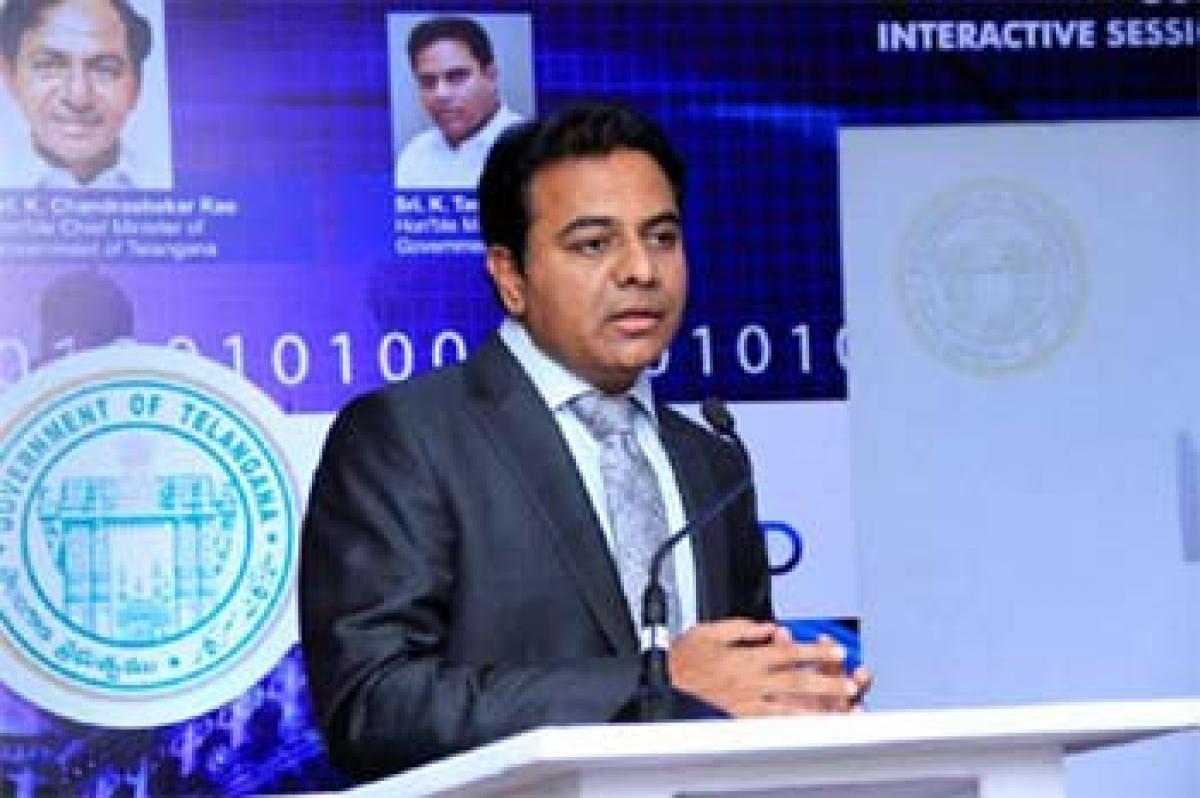 KTR offers help to IT cos to set up units in Hyd