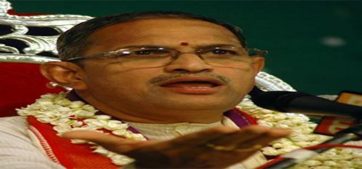 Chaganti’s remark against Yadavas sparks protest