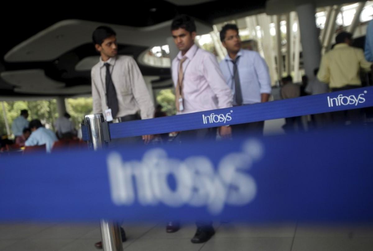 Sensex, Nifty Fall; All Eyes On Infosys Results