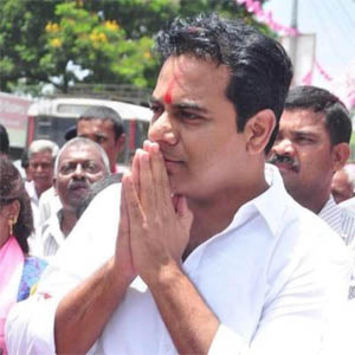 KTR inaugurates Grama Jyothi in RR dist