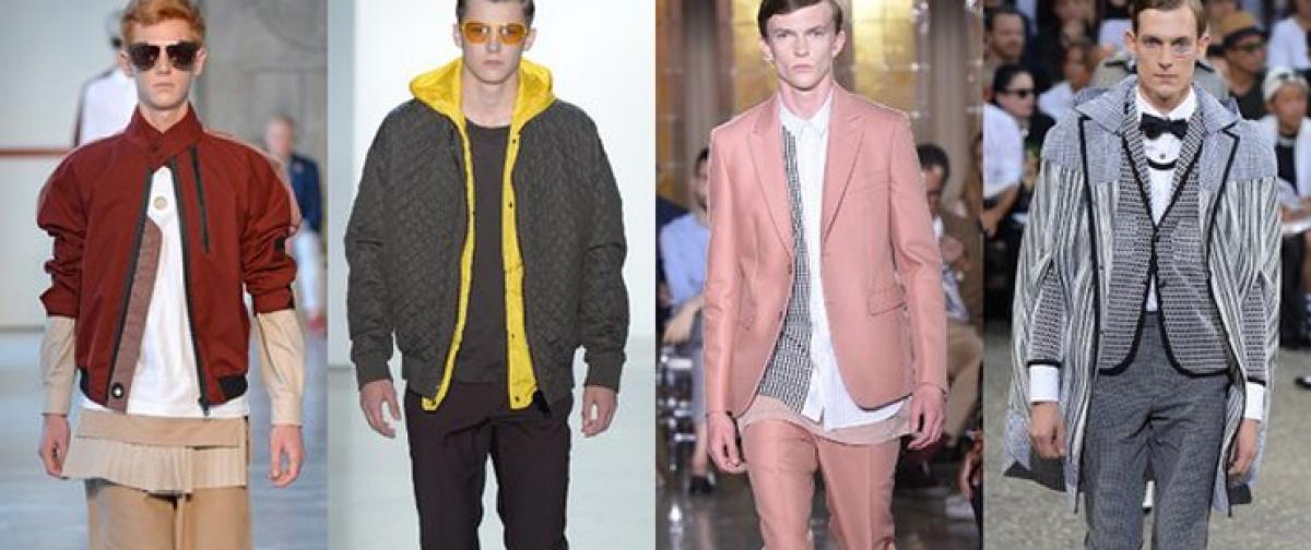 Fashion colours, styles for men this autumn