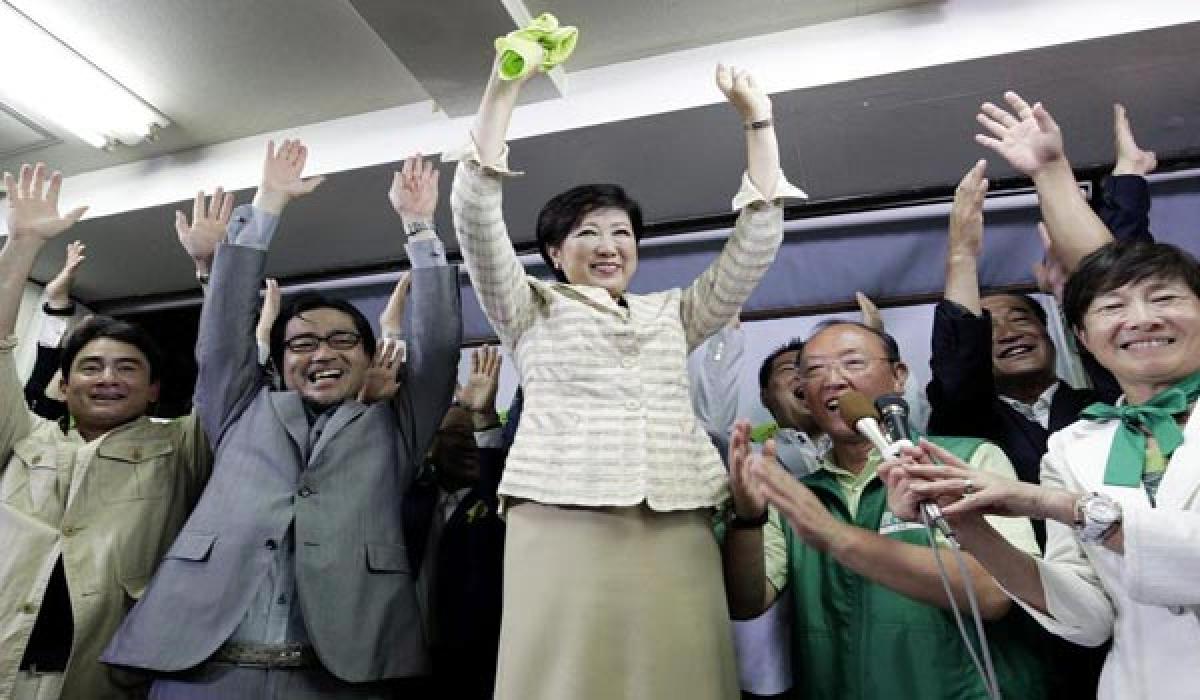 Former Japanese defence minister chosen first female governor of Tokyo