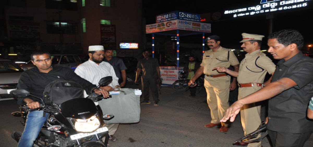 30 two-wheelers seized during Naka Bandi
