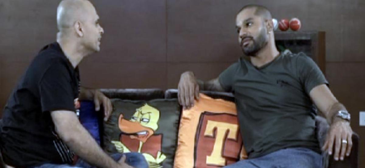 Dhawan shares interesting moments on chat show