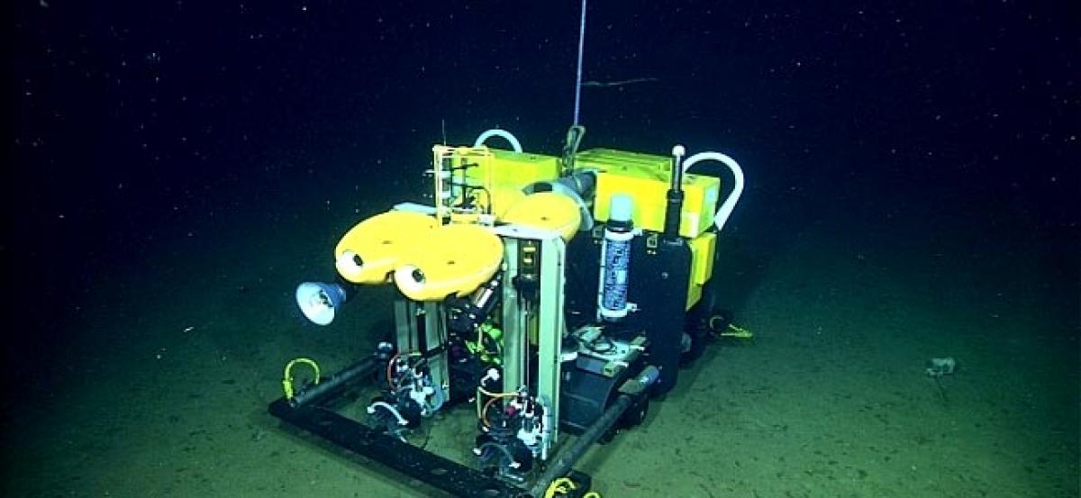 Seafloor robot sets world record while collecting climate data