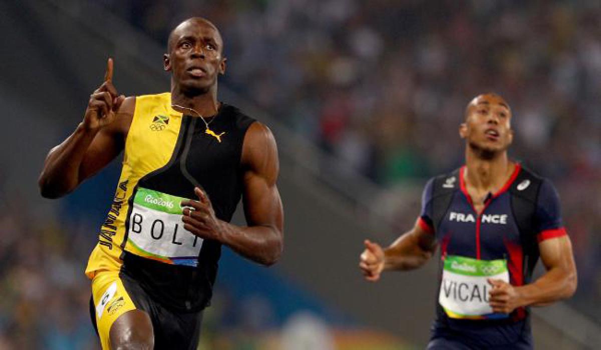 Usain Bolt Qualified fastest in 100m final at Olympic