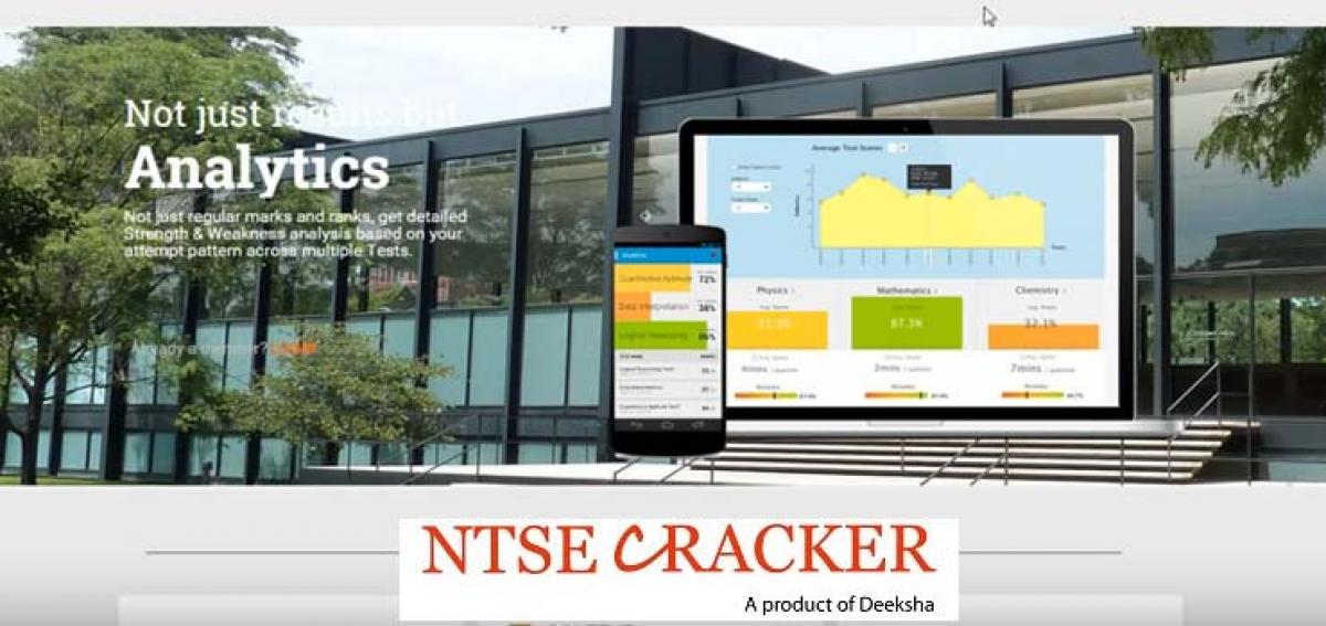 NTSE Cracker​, web based content for aspirants​