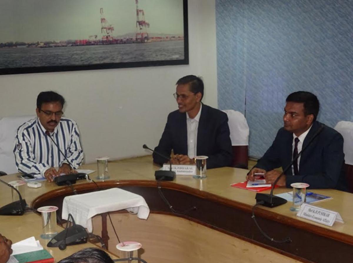 Nepal Minister visits Visakhapatnam Port Trust