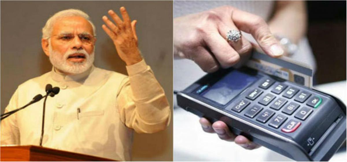 Modi announces lucky draw schemes for digital payments