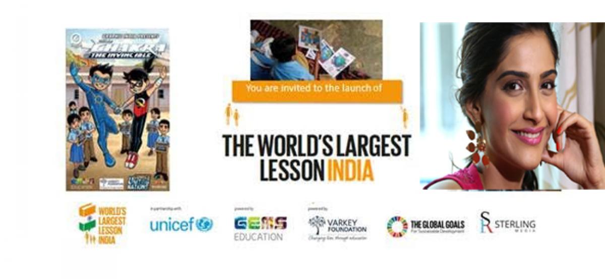 Sonam Kapoor to attend The World’s Largest Lesson India Launch on National Teachers Day