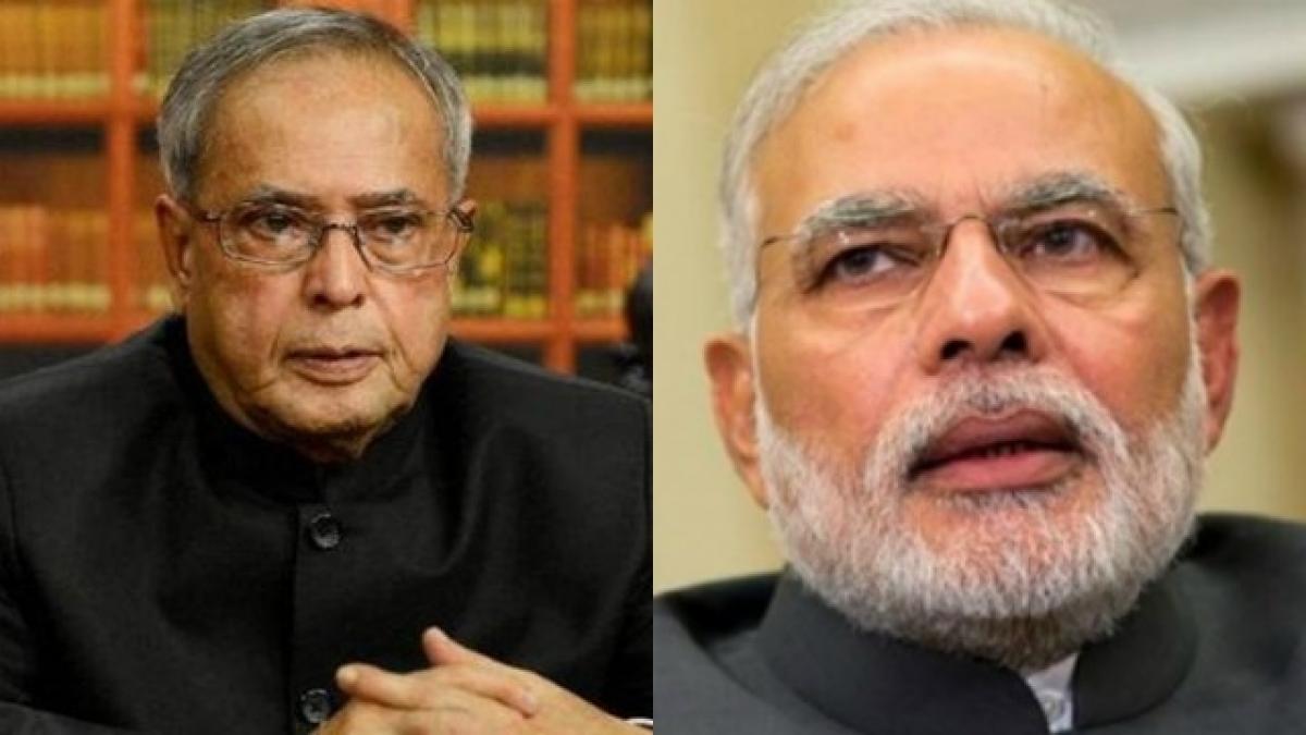 President Mukherjee, PM Modi congratulate DRDO scientists on successful Agni-V test