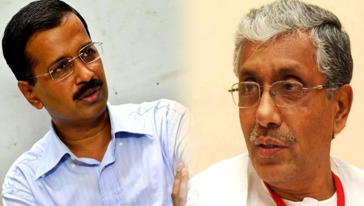 Tripura CM meets Kejriwal