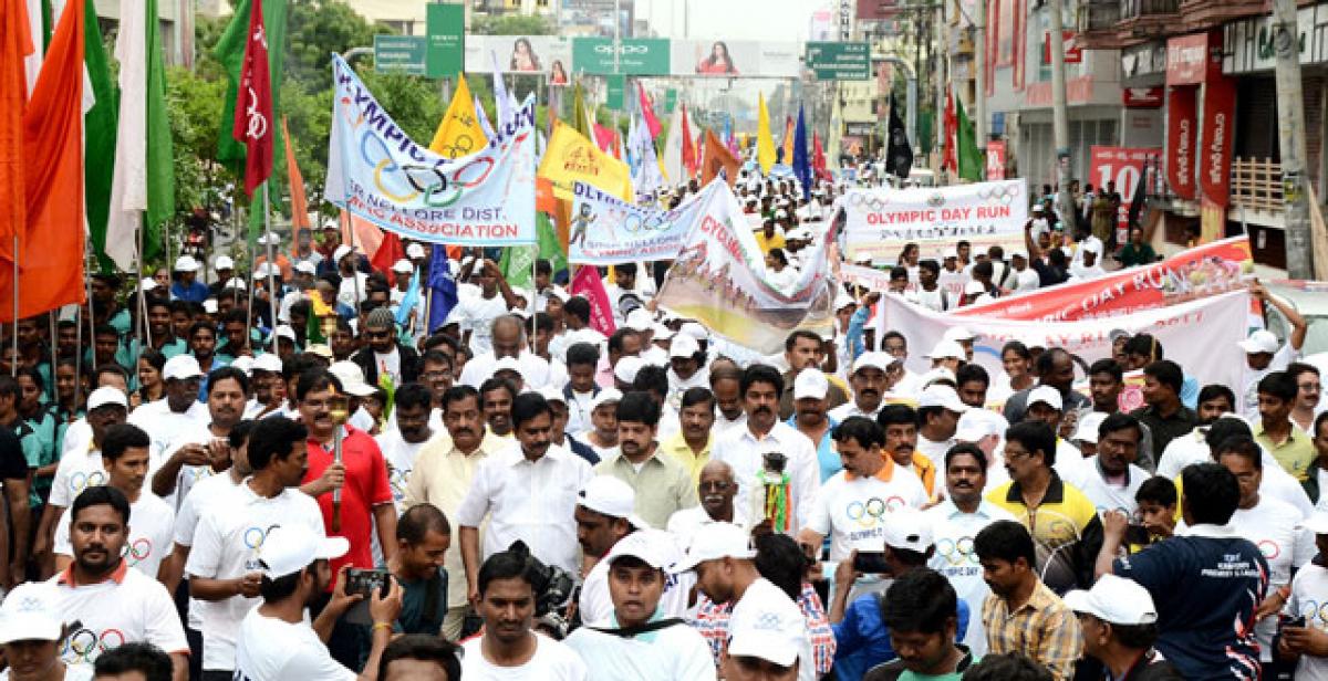 Huge response to state-level Olympic Day Torch Run