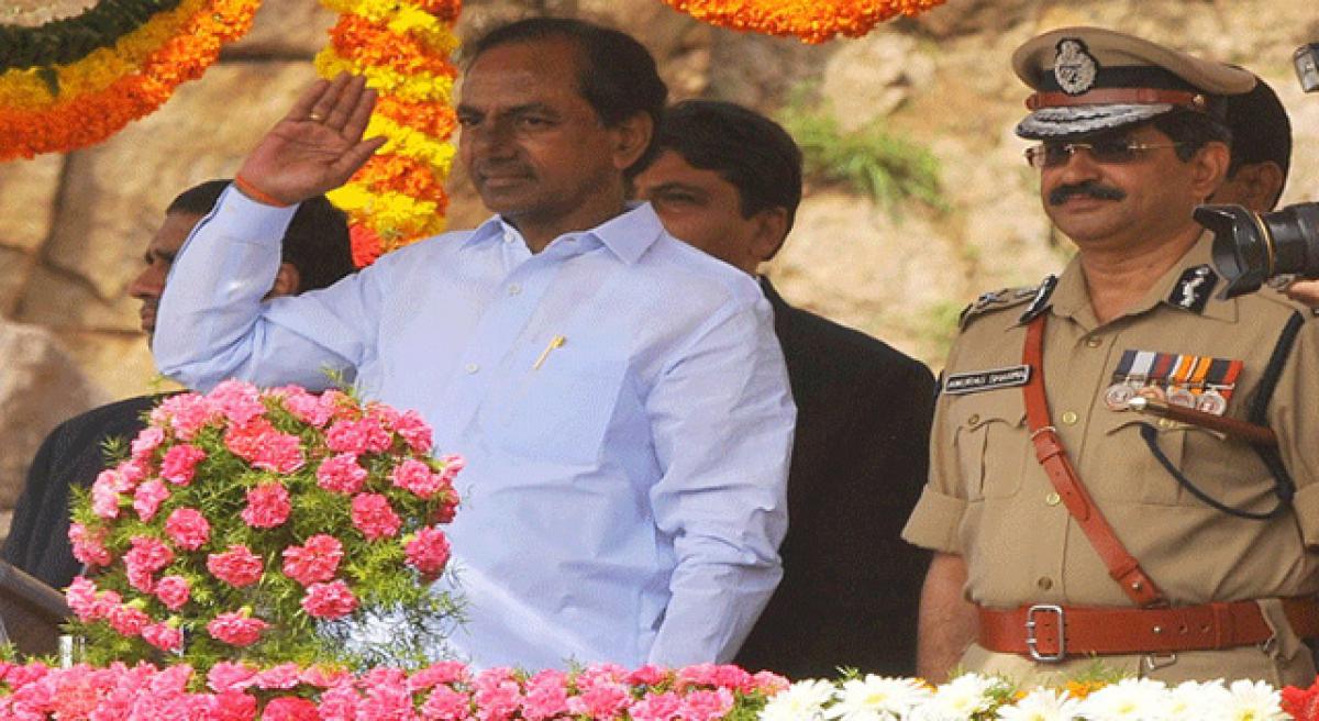 KCR jubilant over Telangana achievements