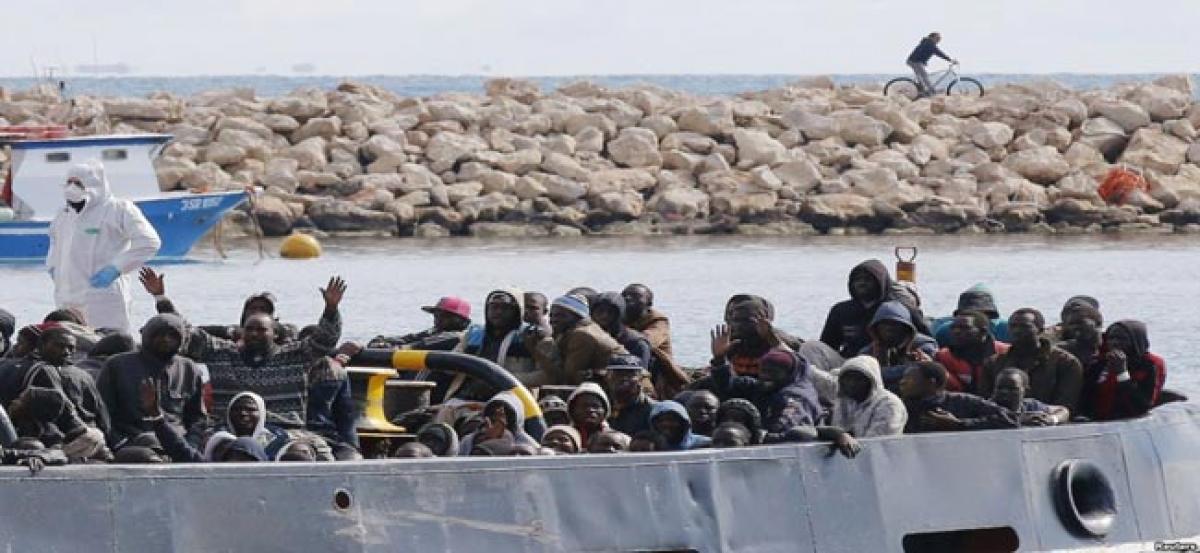 Italys Coast guard saves thousands of migrants from Mediterranean waters