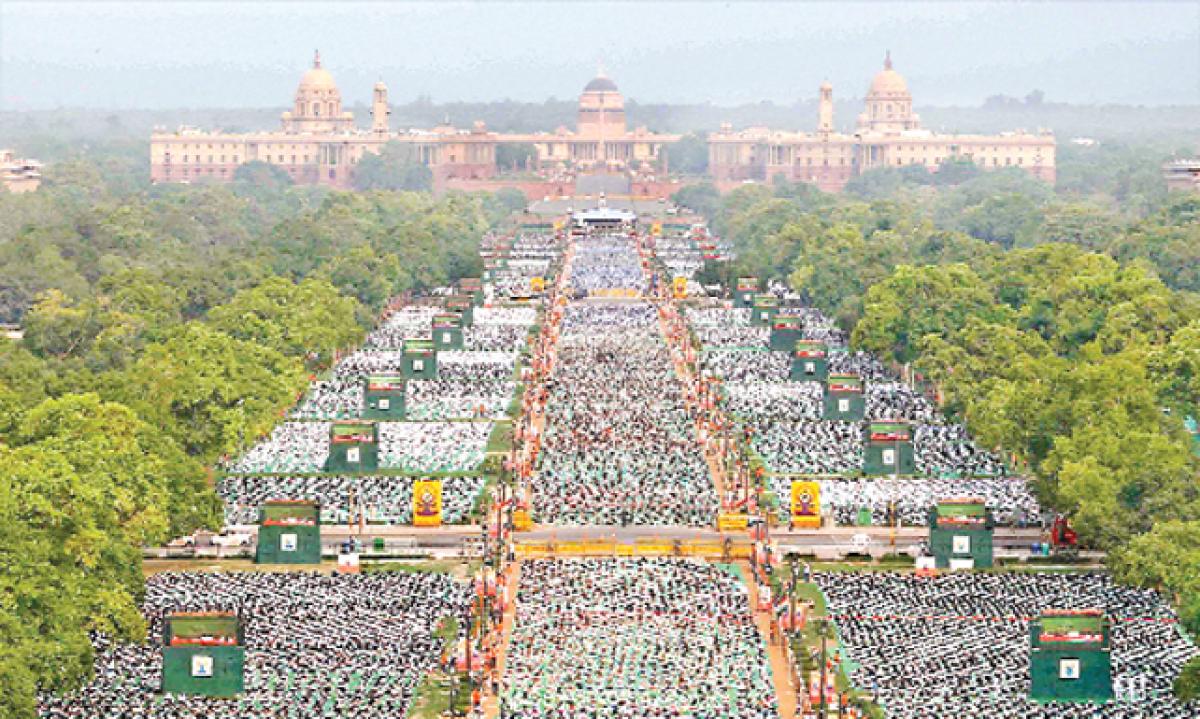 Yoga day: No colour, caste or creed