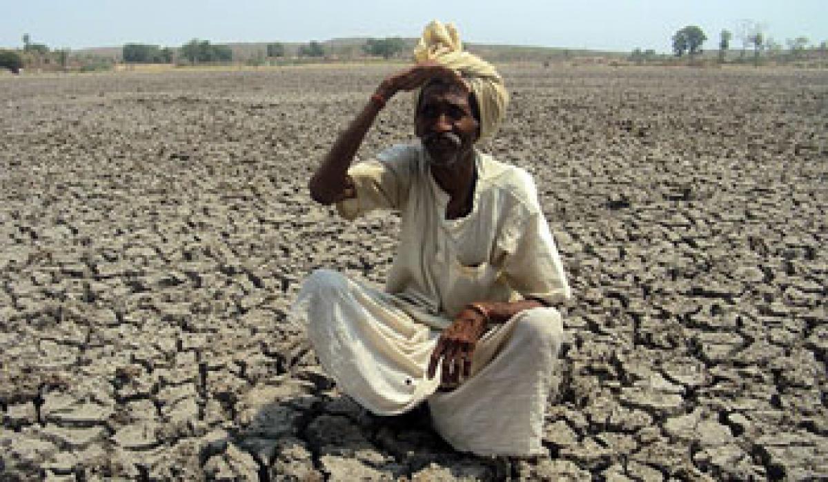 Indian farmer under stress