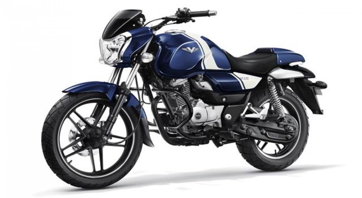 Bajaj V15 launched  in ocean blue colour 