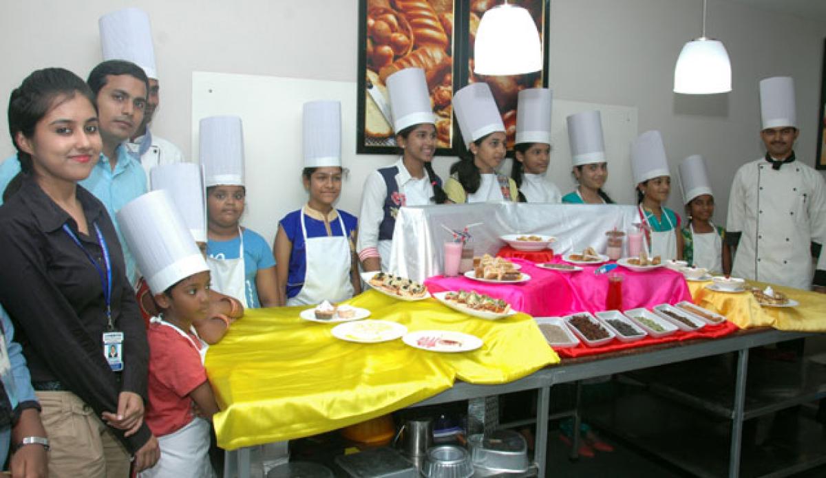 Future cooks of the Vijayawada