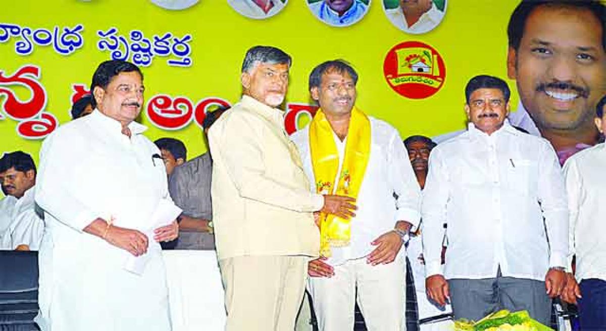 Addanki YSRCP MLA joins TDP