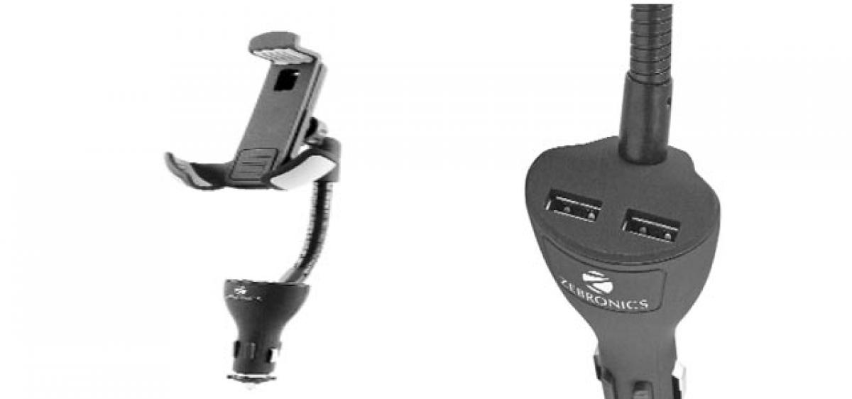 Zebronics launches two new car mounts for smartphones