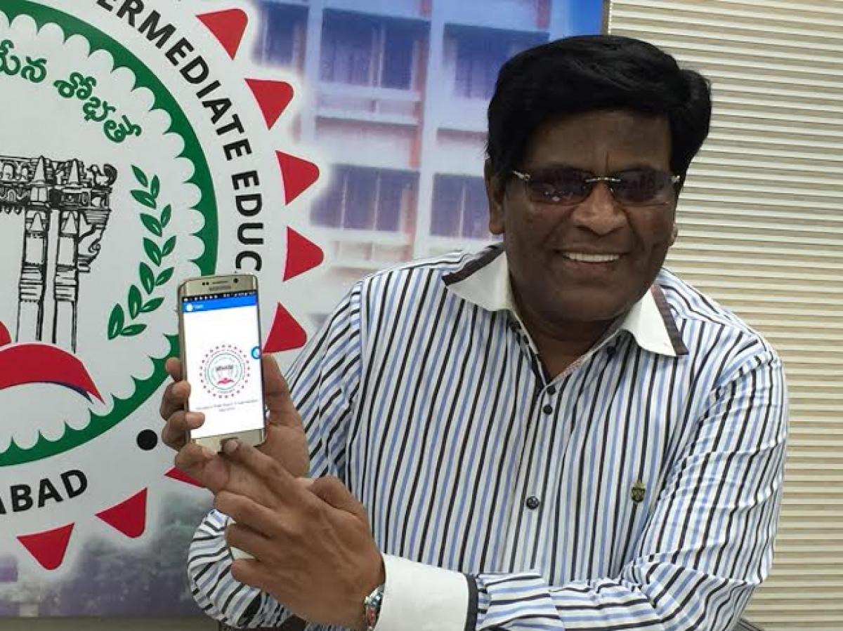 Telangana State Board of Intermediate Education offers mobile app services to students