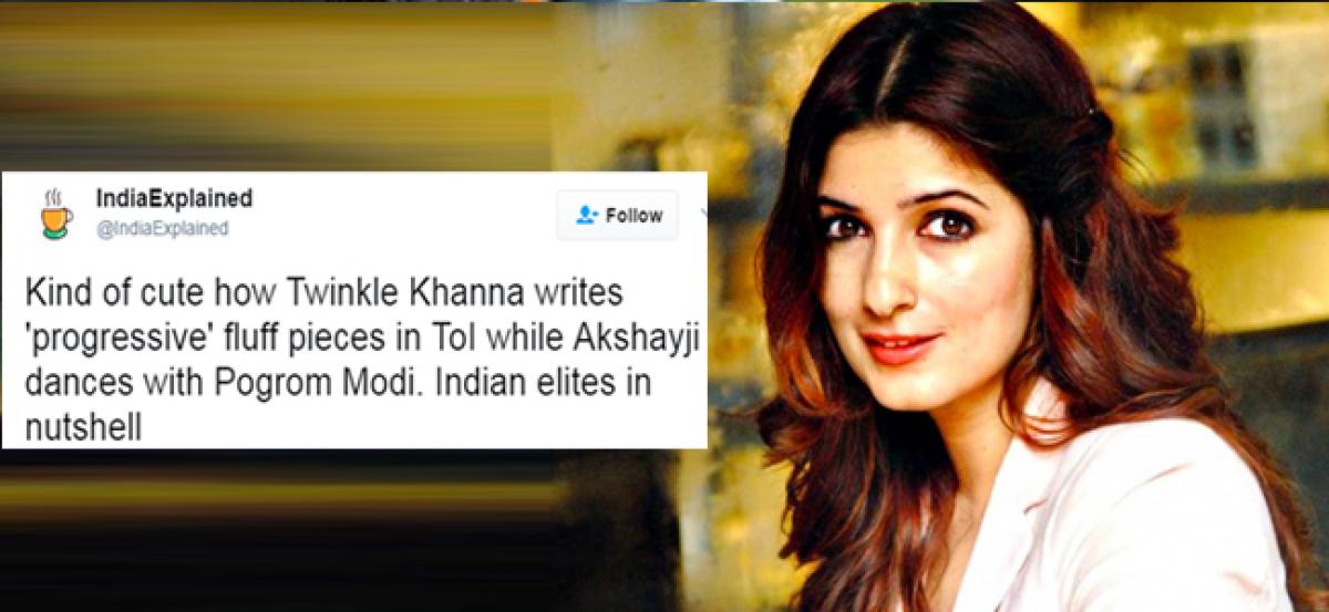 Twinkle Khanna trolls the troll