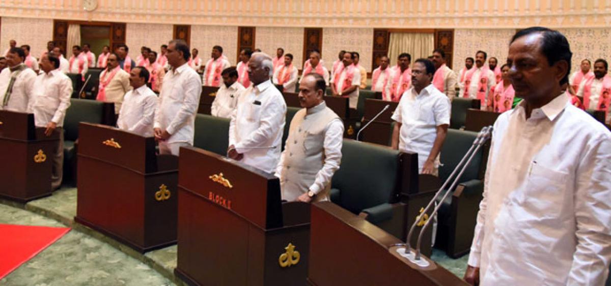 KCR Survey results irk MLAs