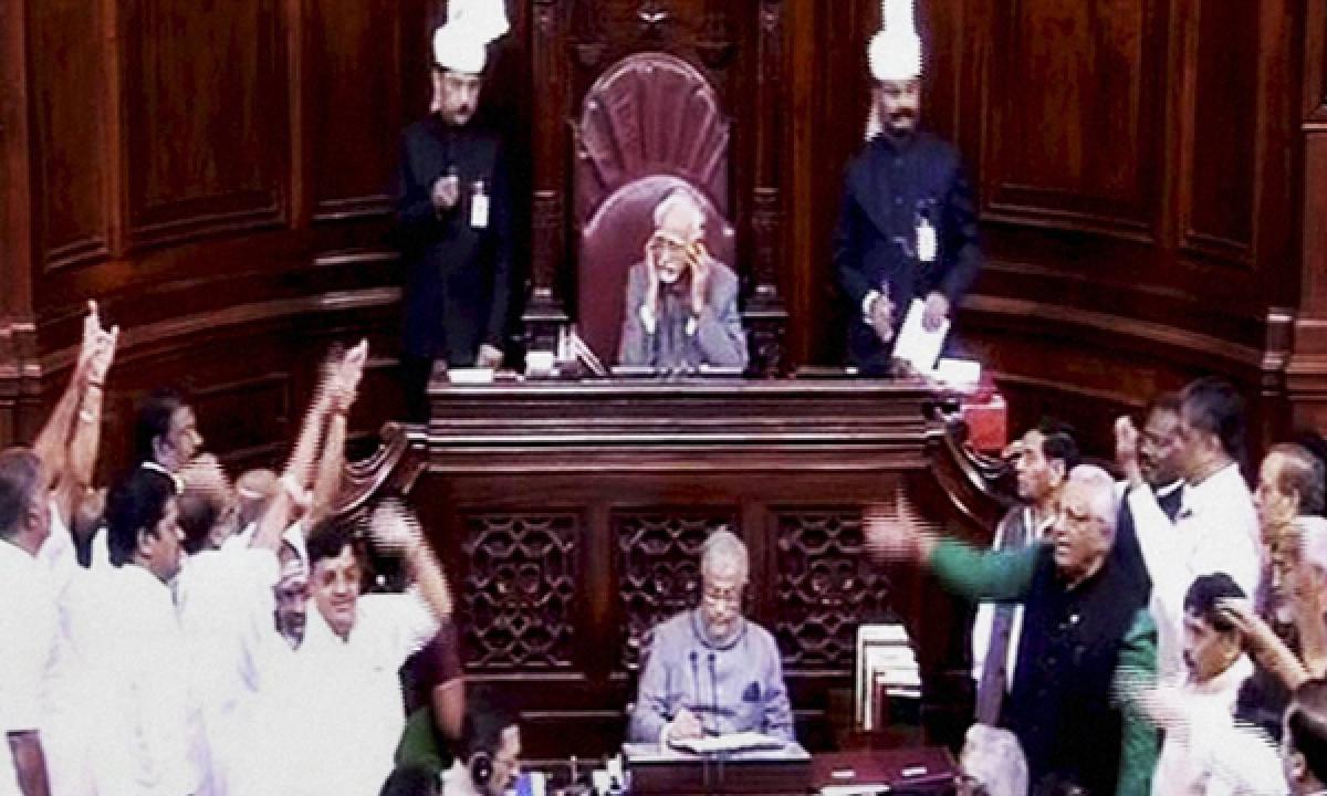 Lok Sabha adjourned for the day over demonetisation