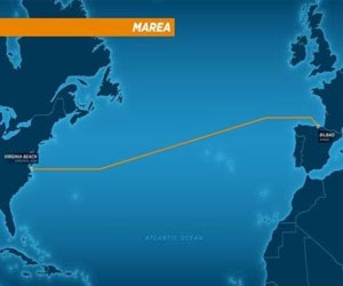 Microsoft and Facebook to build a high-speed underwater cable connecting the U.S. to Europe.