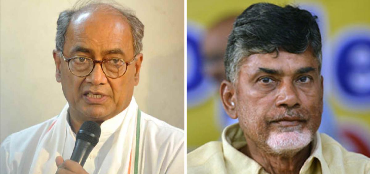 Digvijay Singh: Chandrababu is maintaining silence on AP Special Status