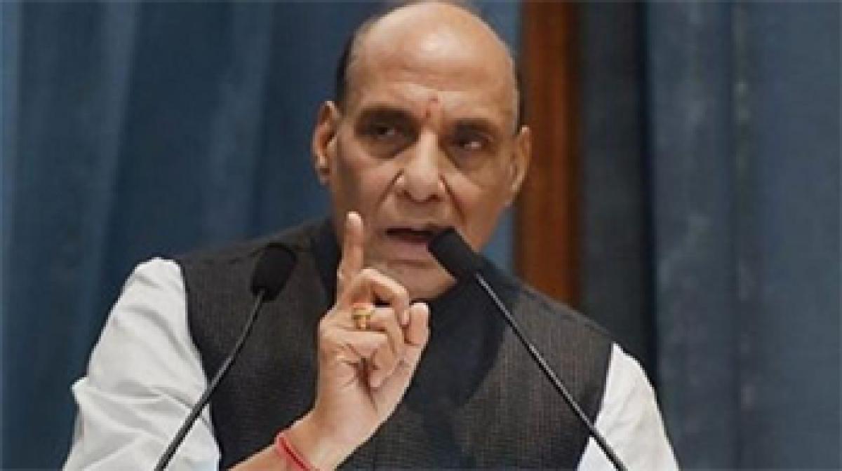 Insurgency situation has improved under NDA govt: Rajnath Singh