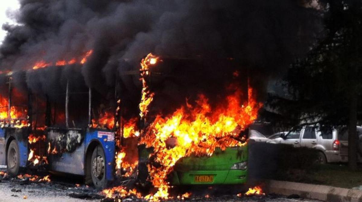 26 killed after 2 buses collide, catch fire on Nigerian highway