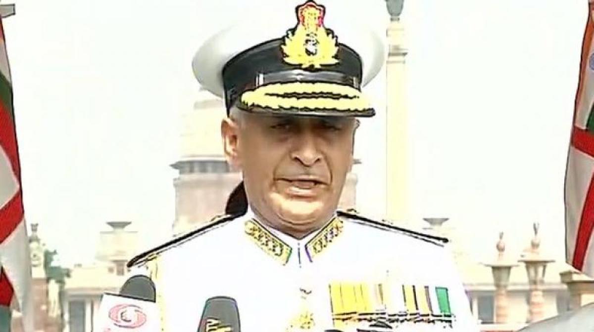 Vice Admiral Sunil Lanba takes over as Navy Chief from RK Dhowan