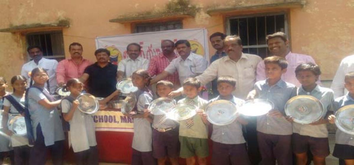 Plates distributed to students of ZPHS