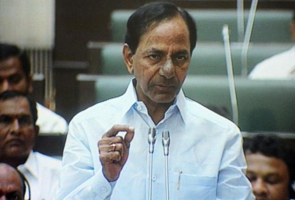 KCR addresses the irregularities in Indiramma Housing Scheme in TS Assembly