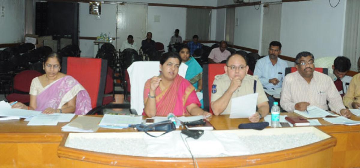 Nizamabad Collector urges SHE teams to ensure women’s safety