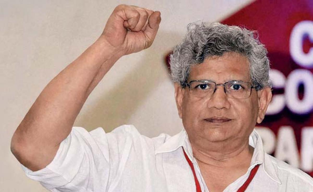 Sitaram Yechury Condemns Demolition Of Ambedkar Bhavan In Mumbai