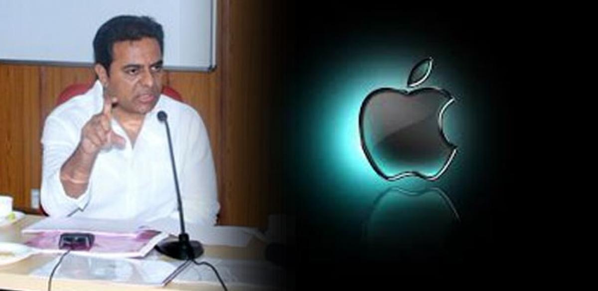 Apple likely to open Development Centre in Telangana: KTR