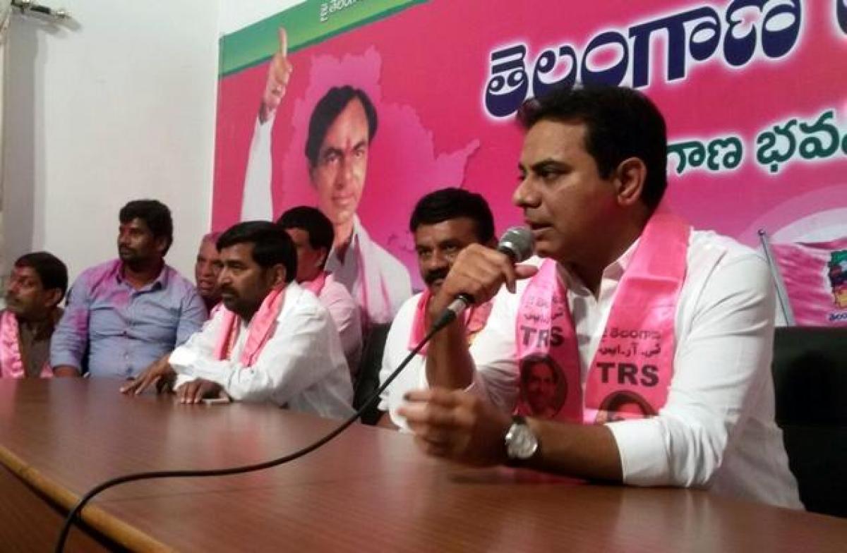 KTR confident of TRS victory in Palair byelections