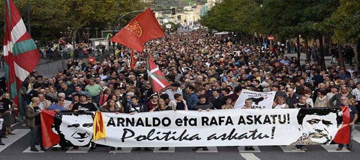 Thousands Rally in Spain for Release of Basque Separatists