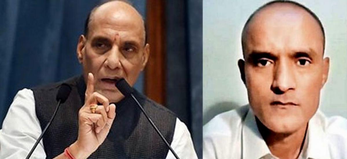 Kulbhushan Jadhav case: Rajnath Singh says govt will go to any extent to save Jadhav