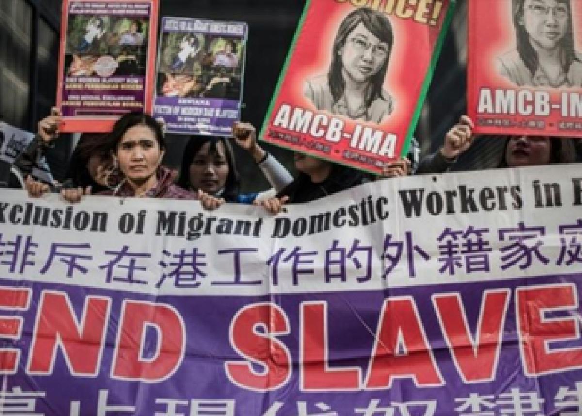 Hong Kong has thousands of foreign maids in forced labour