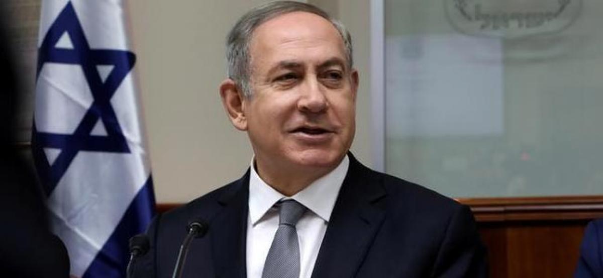 Netanyahu non-committal on Palestinian statehood as he heads to U.S