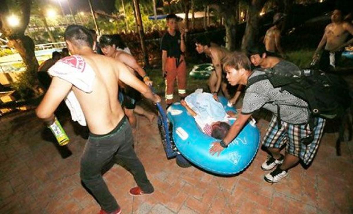 Fire hits Taiwan water park party, 509 people injured