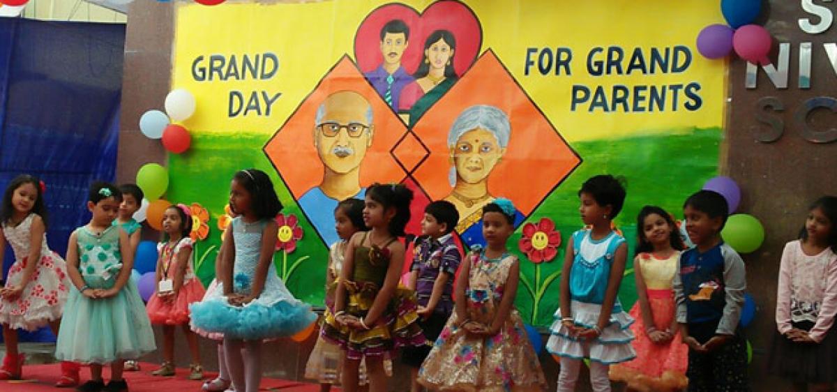 Sister Nivedita School Grand, memorable day for grandparents