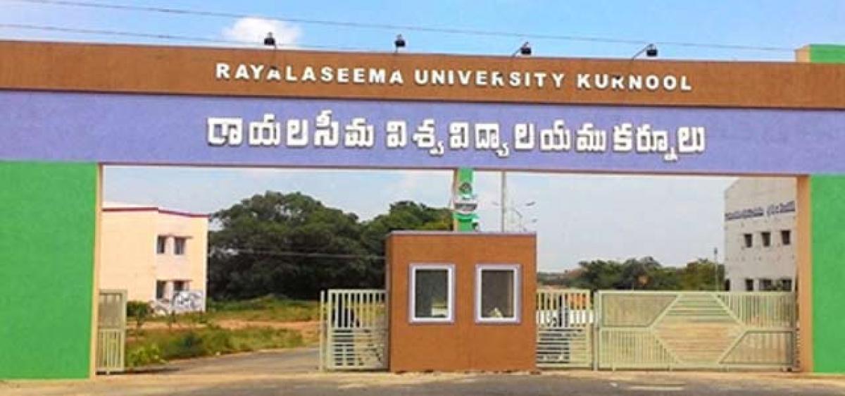 Rayalaseema varsity on boil over recruitments