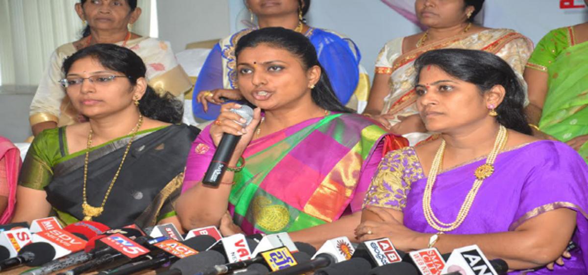 No security to women under TDP, fumes Roja