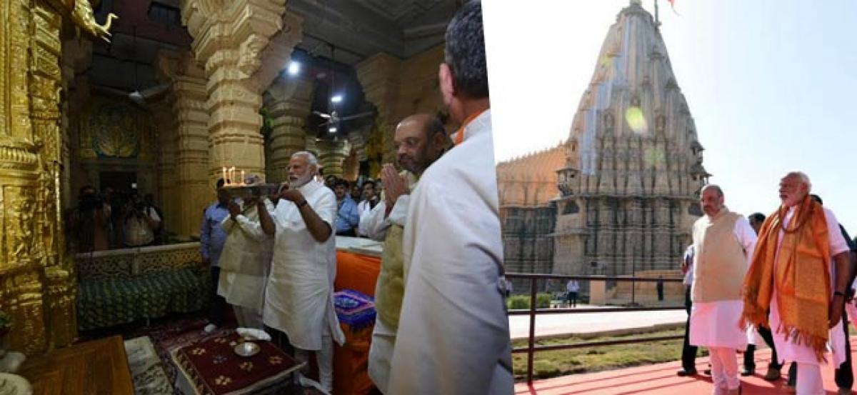 Keshubhai Patel reappointed chairman of Somnath temple trust