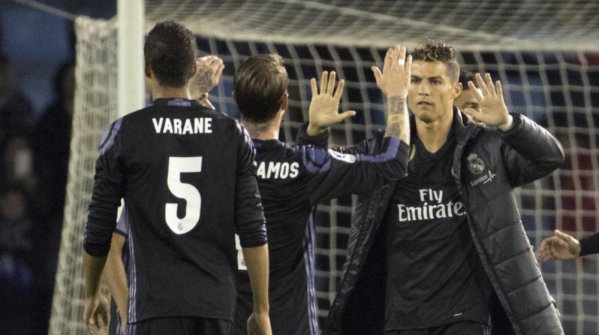 Real Madrid on verge of title after Cristiano Ronaldo inspires win at Celta